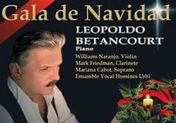 Leopoldo Betancourt presenta Gala de Navidad