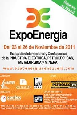 Primera edición de ExpoEnergía abre sus puertas el 23 de noviembre