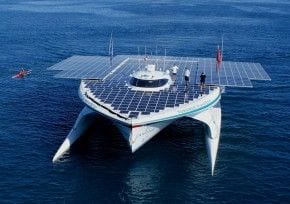 Siete barcos que funcionan con energía solar
