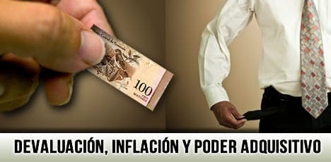 (Inflación + Devaluación) =  daño a  los venezolanos