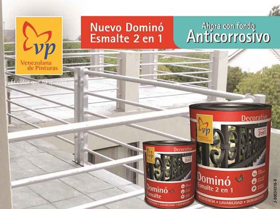 Venezolana de Pinturas lanza nuevo Esmalte 2 en 1 bajo la marca Dominó