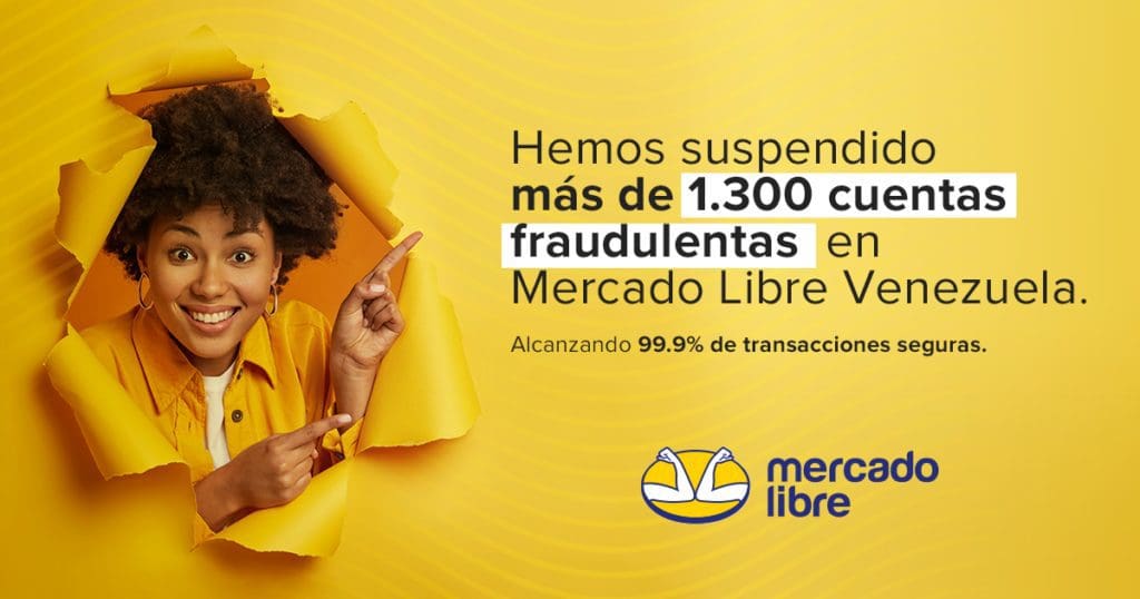 Suspendidas más de 1.300 cuentas en Mercado Libre Venezuela