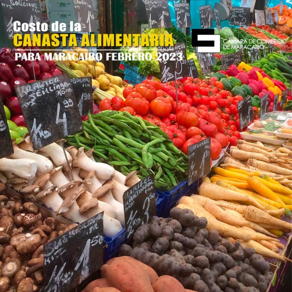 Canasta alimentaria de Maracaibo en el mes de febrero se valoró en $486