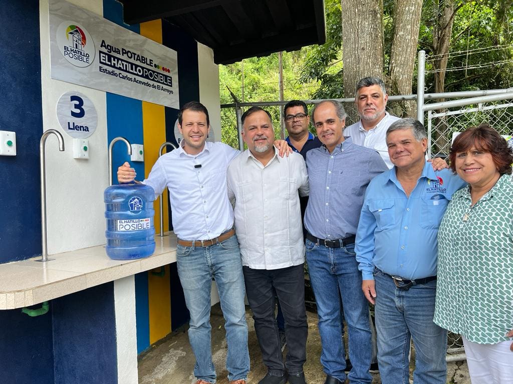 La Alcaldía de El Hatillo inaugura centro de recarga de agua potable gratuita
