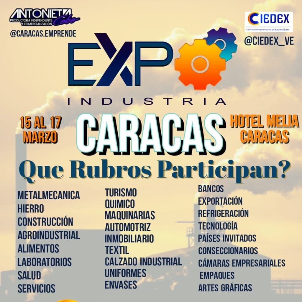 Expo Industria Internacional 2024. El Tour para los negocios productivos en Venezuela.